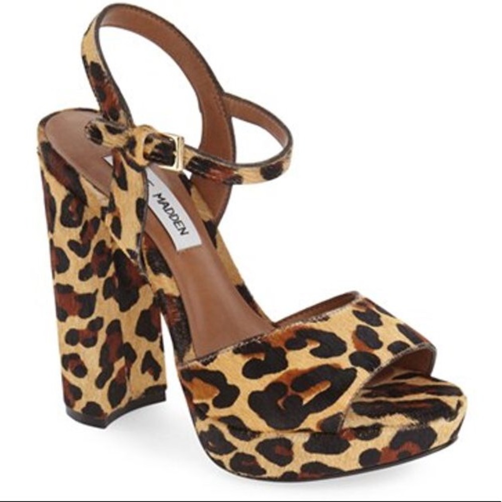 NIB [steve madden] kierra leopard heels - Picture 7 of 7